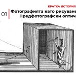 Кратка история на фотографията: Фотографията като рисуване със светлина. Предфотографски оптични устройства.